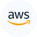 Ícone com o logo da AWS - Soluções em Nuvem.