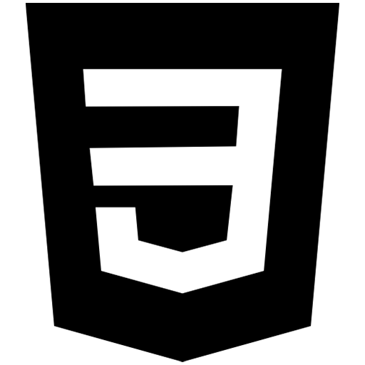 Logo da linguagem CSS3.