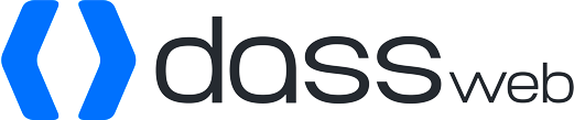 Logo completo da empresa de desenvolvimento Dassweb.
