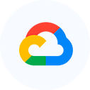 Ícone com o logo da Google Cloud.