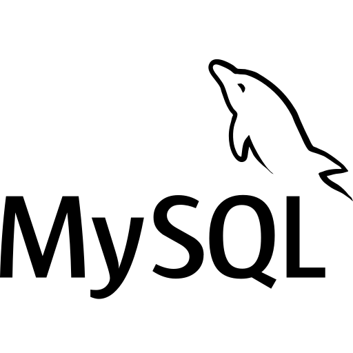 Logo do banco de dados MySQL.