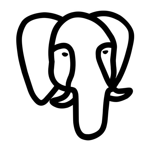 Logo do banco de dados Postgre.