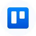 Ícone com o logo do Trello.