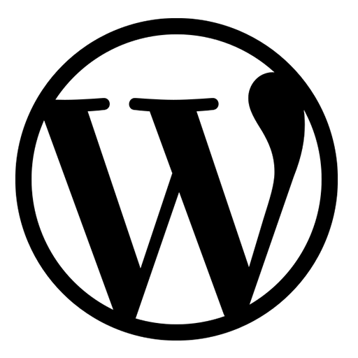 Logo da plataforma CMS WordPress.